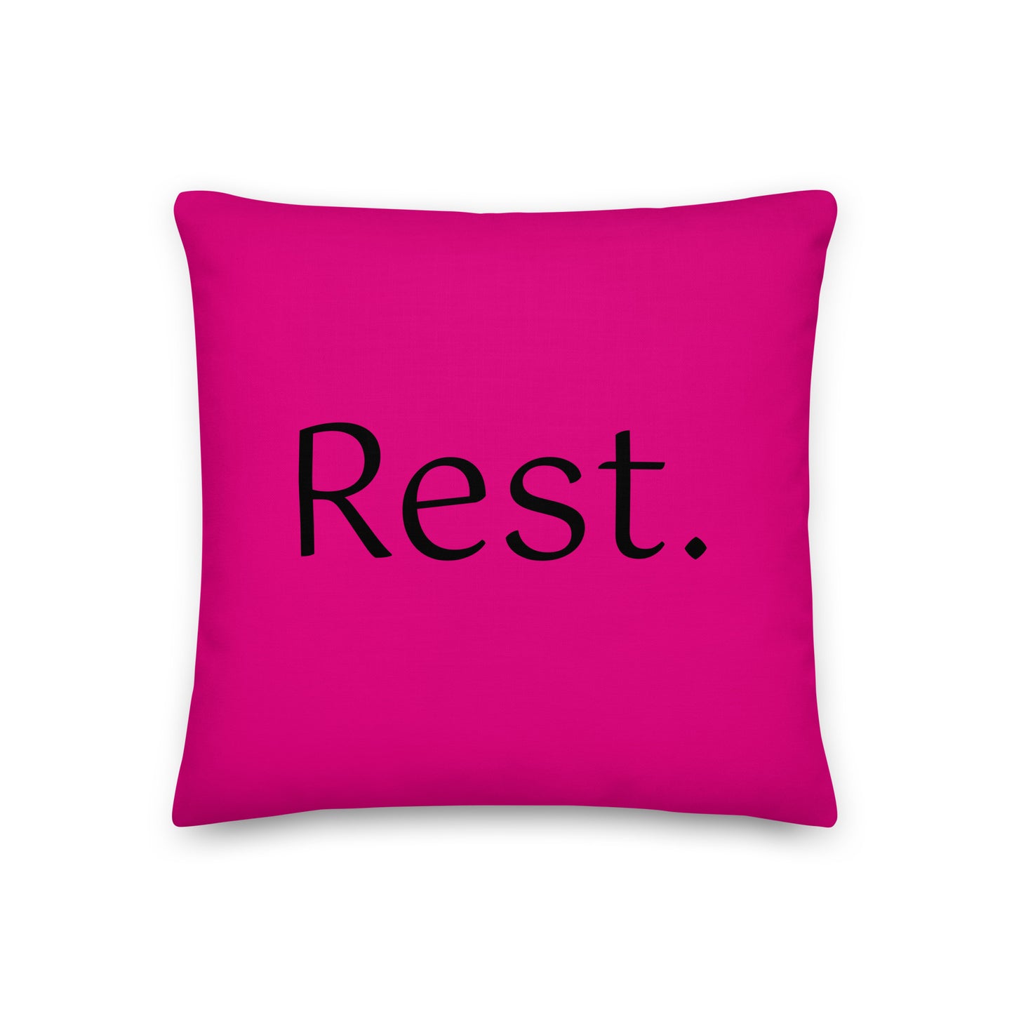 Rest. Premium Pillow (hot pink)