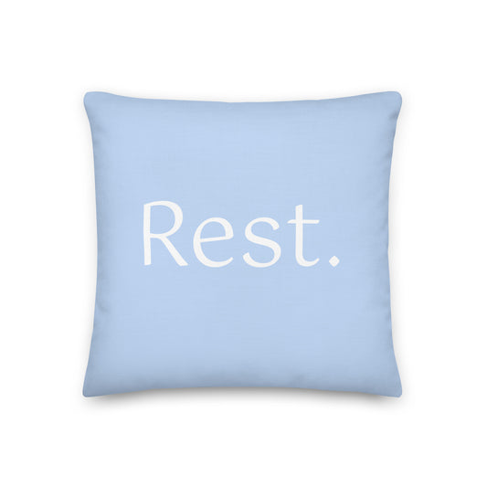 Rest. Premium Pillow (periwinkle)