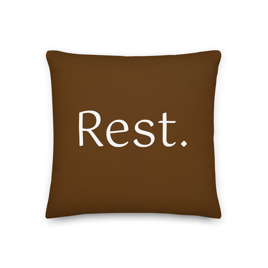 Rest. Premium Pillow (brown)