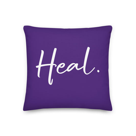 Heal. Premium Pillow (Purple)