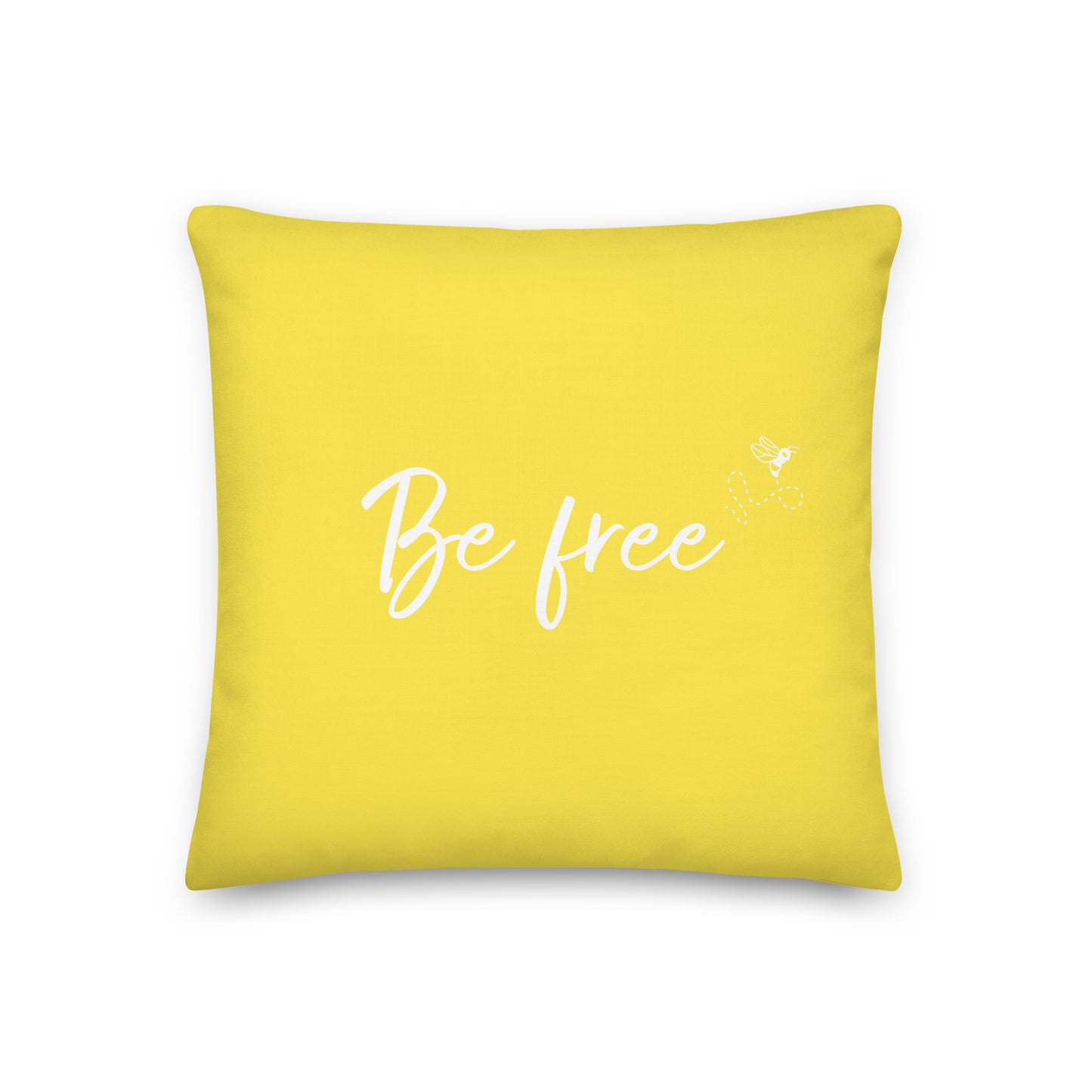 Be free Premium Pillow (yellow)