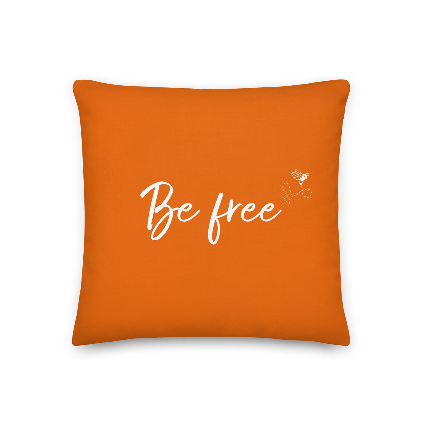 Be free Premium Pillow (orange)