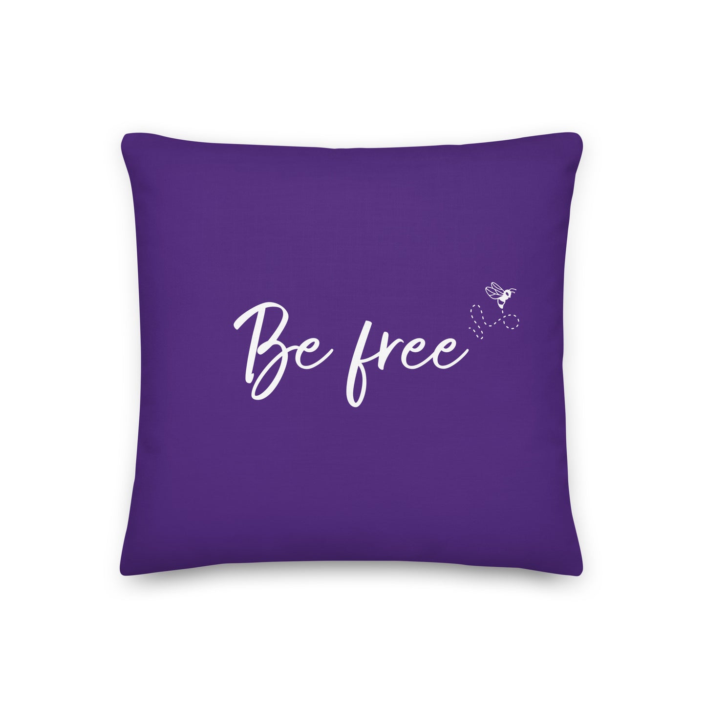 Be free Premium Pillow (purple)