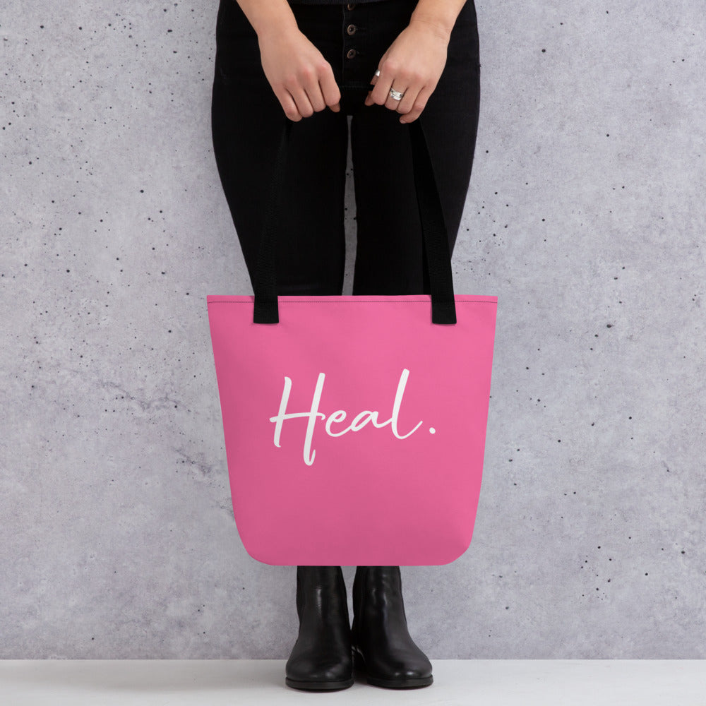 Heal. tote bag (pinky)