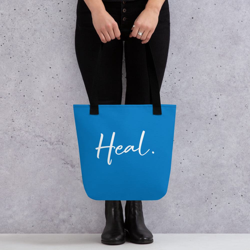 Heal. Tote bag (Royal blue)