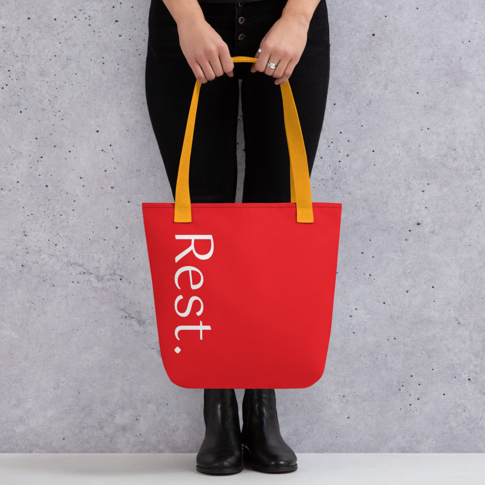 Rest.Tote bag (red)