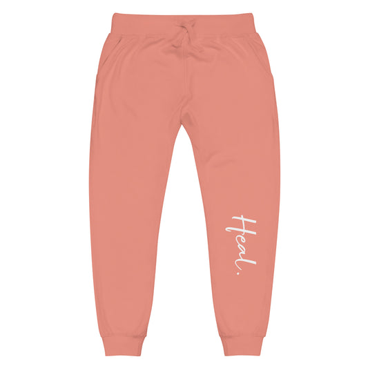 Heal. Unisex Fleece sweatpants