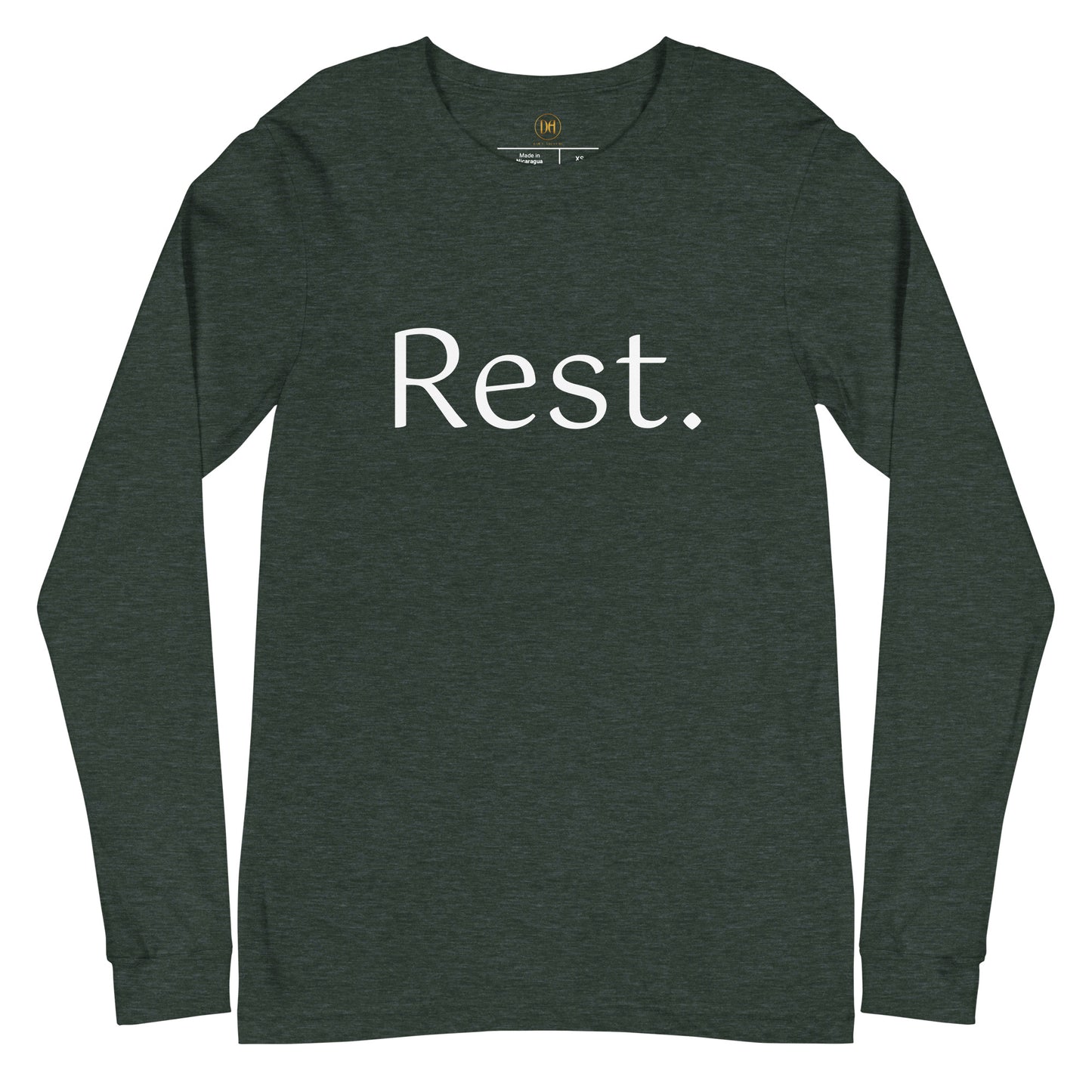 Rest. Unisex long sleeve t-shirt