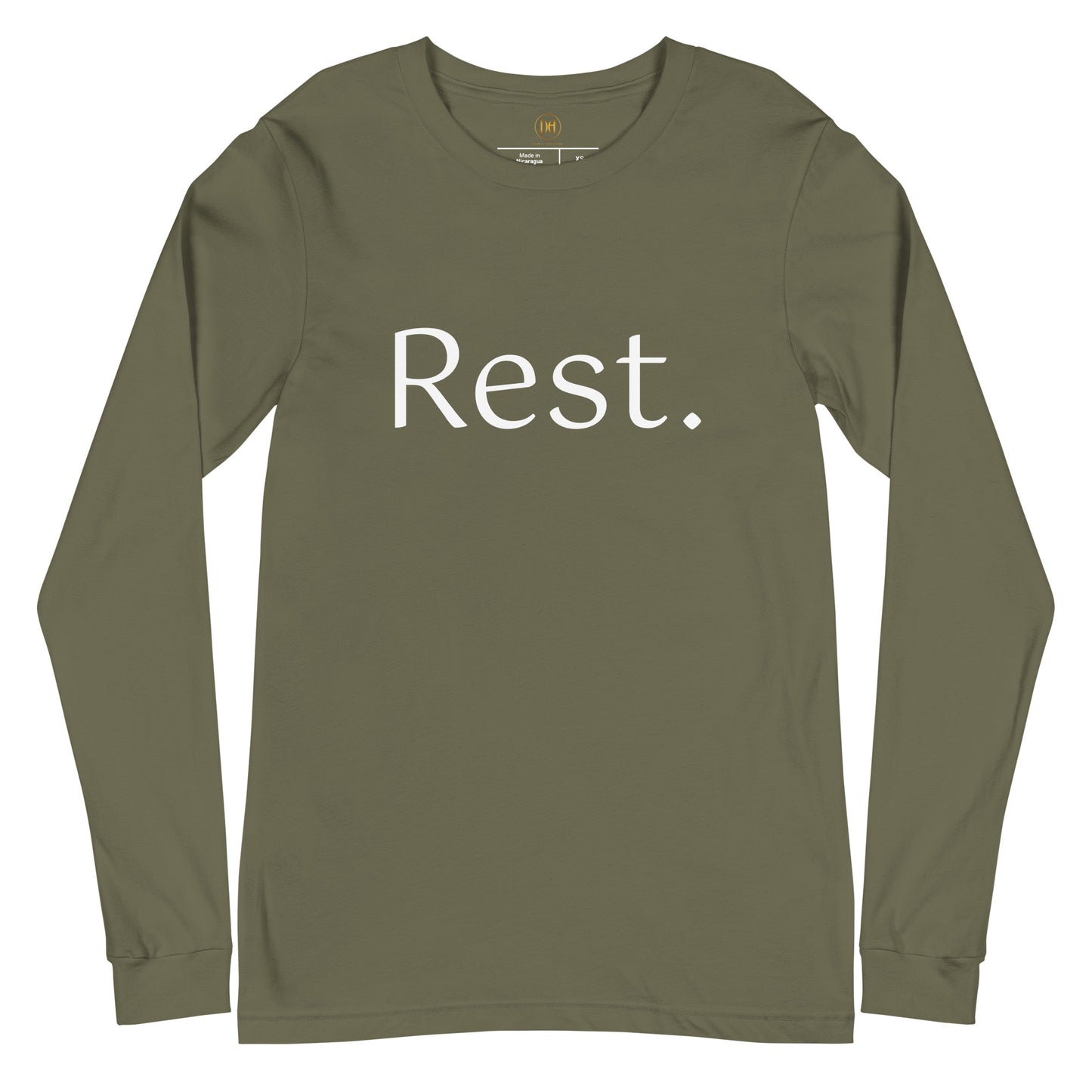 Rest. Unisex long sleeve t-shirt