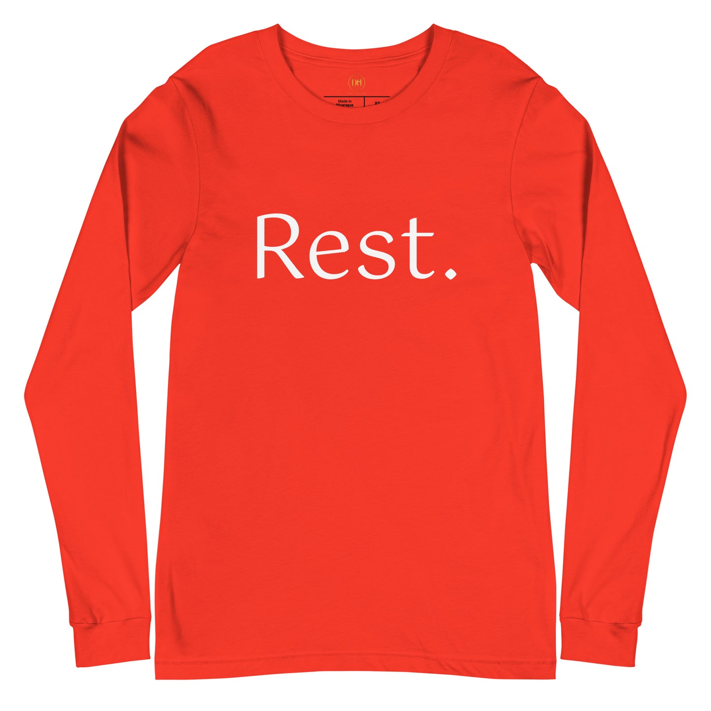 Rest. Unisex long sleeve t-shirt