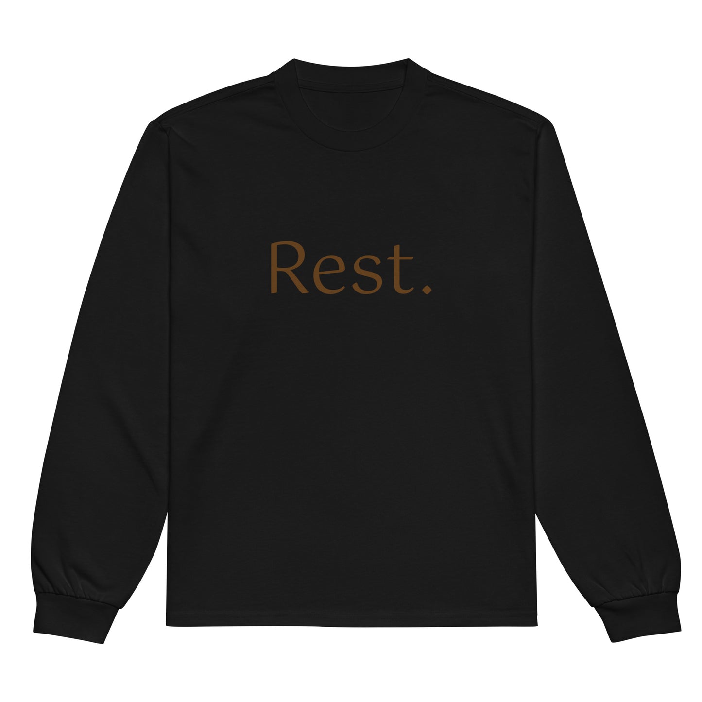 Rest. Premium heavyweight long sleeve shirt