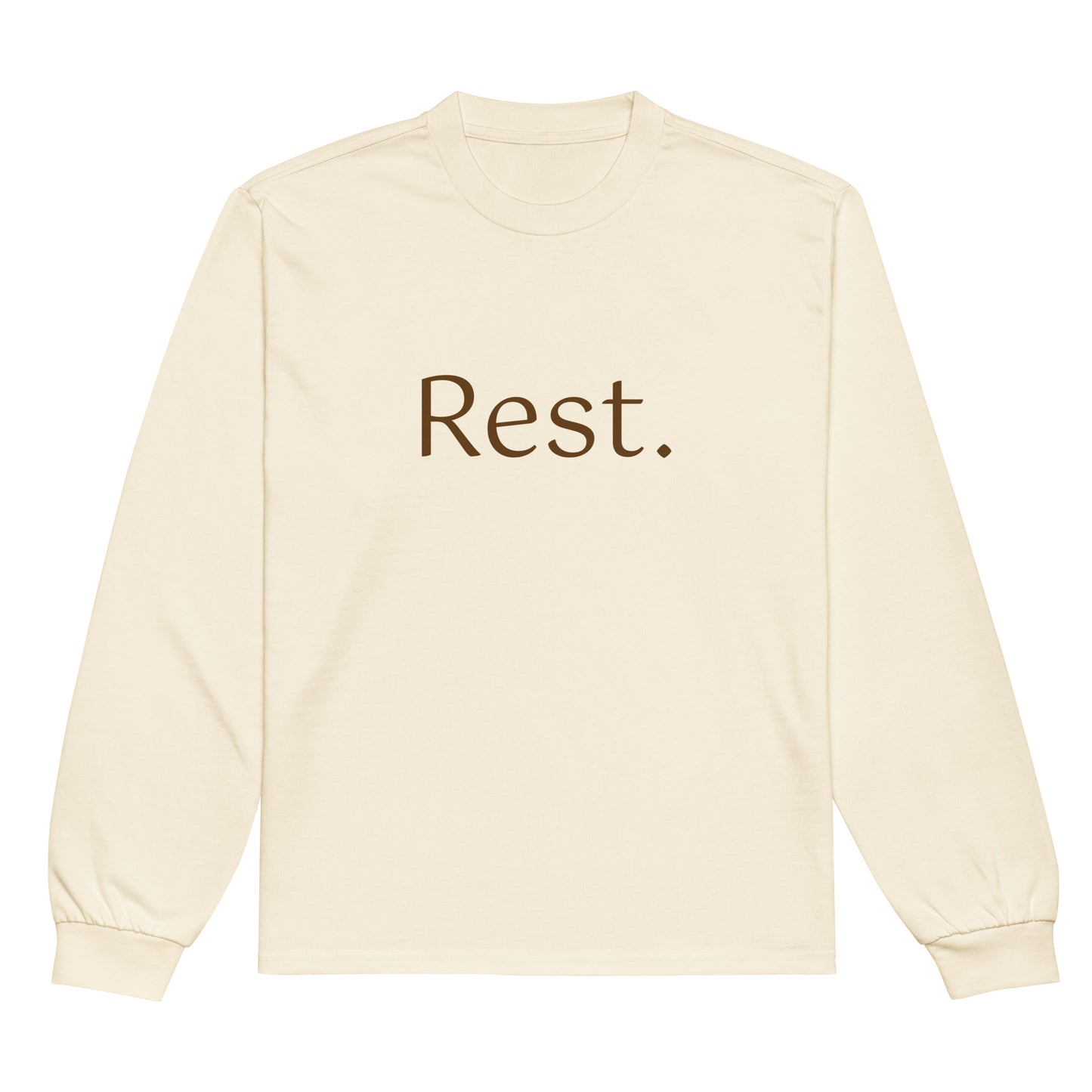 Rest. Premium heavyweight long sleeve shirt