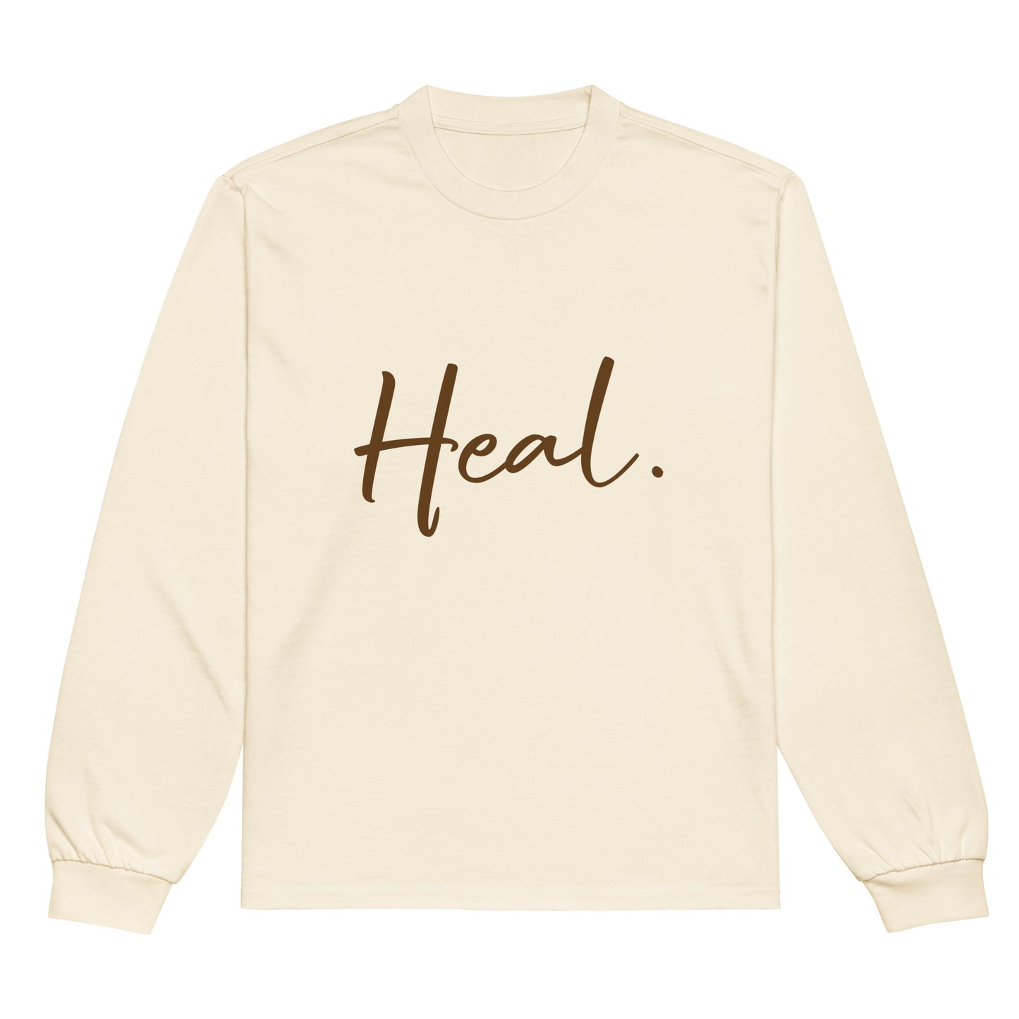 Heal. Premium heavyweight long sleeve shirt