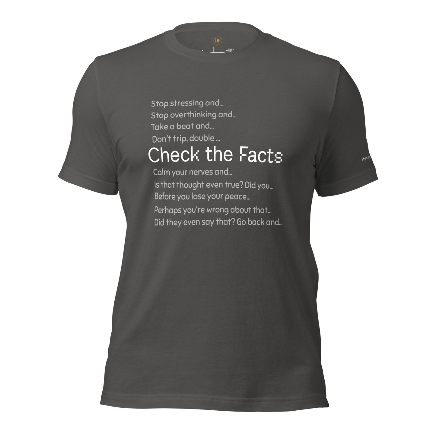 Check the Facts t-shirt