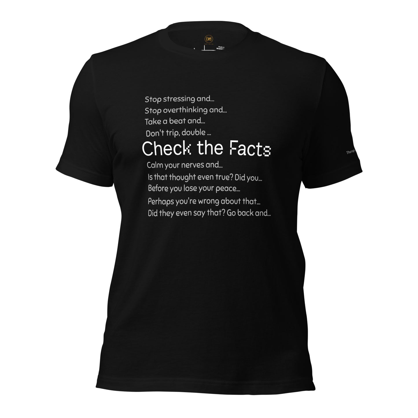 Check the Facts t-shirt