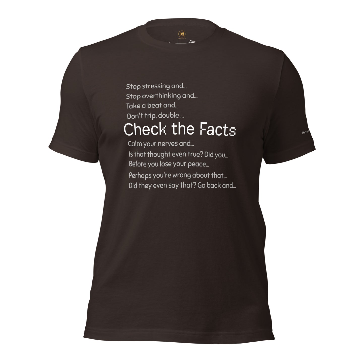 Check the Facts t-shirt