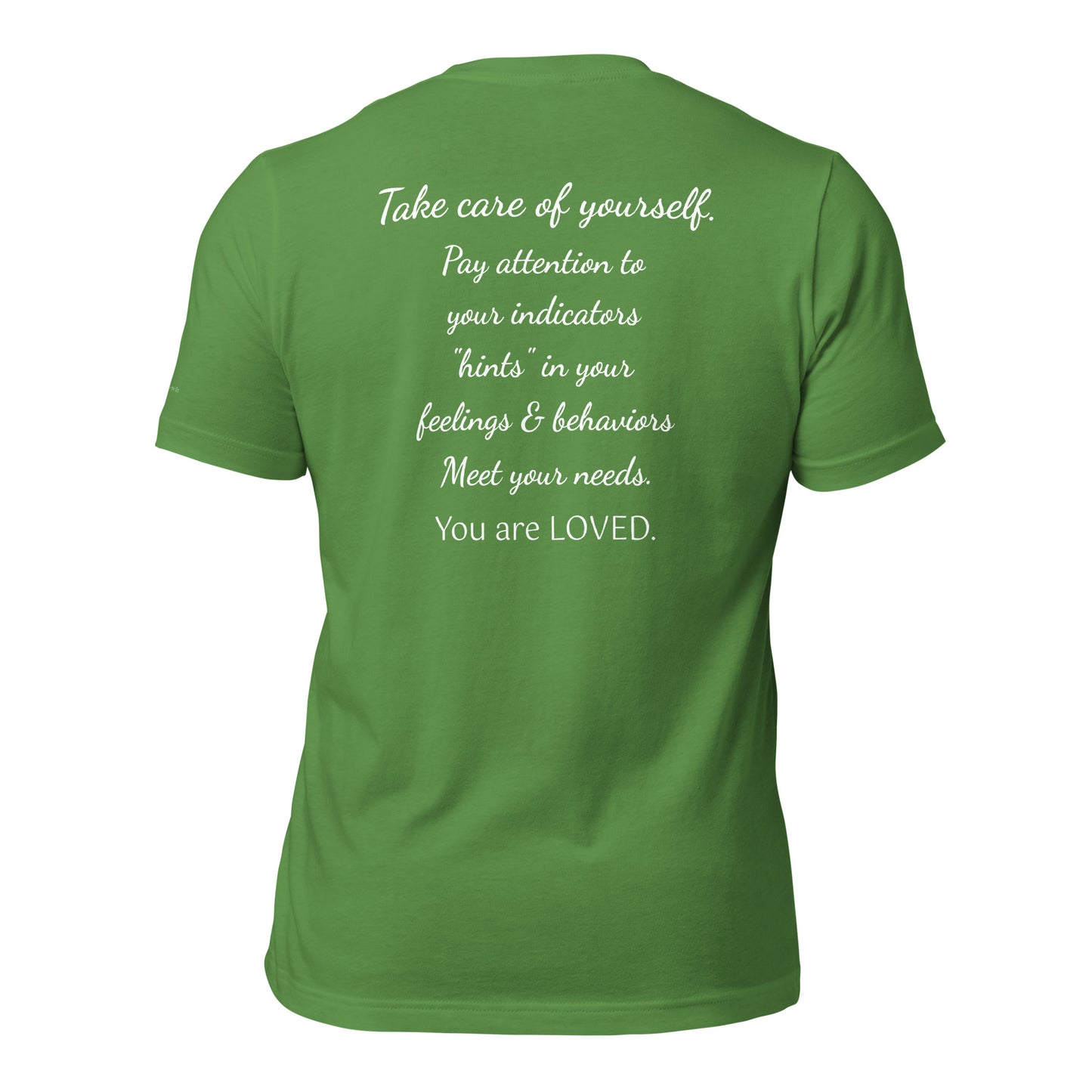 Rest. Take care of Yourself Unisex t-shirt