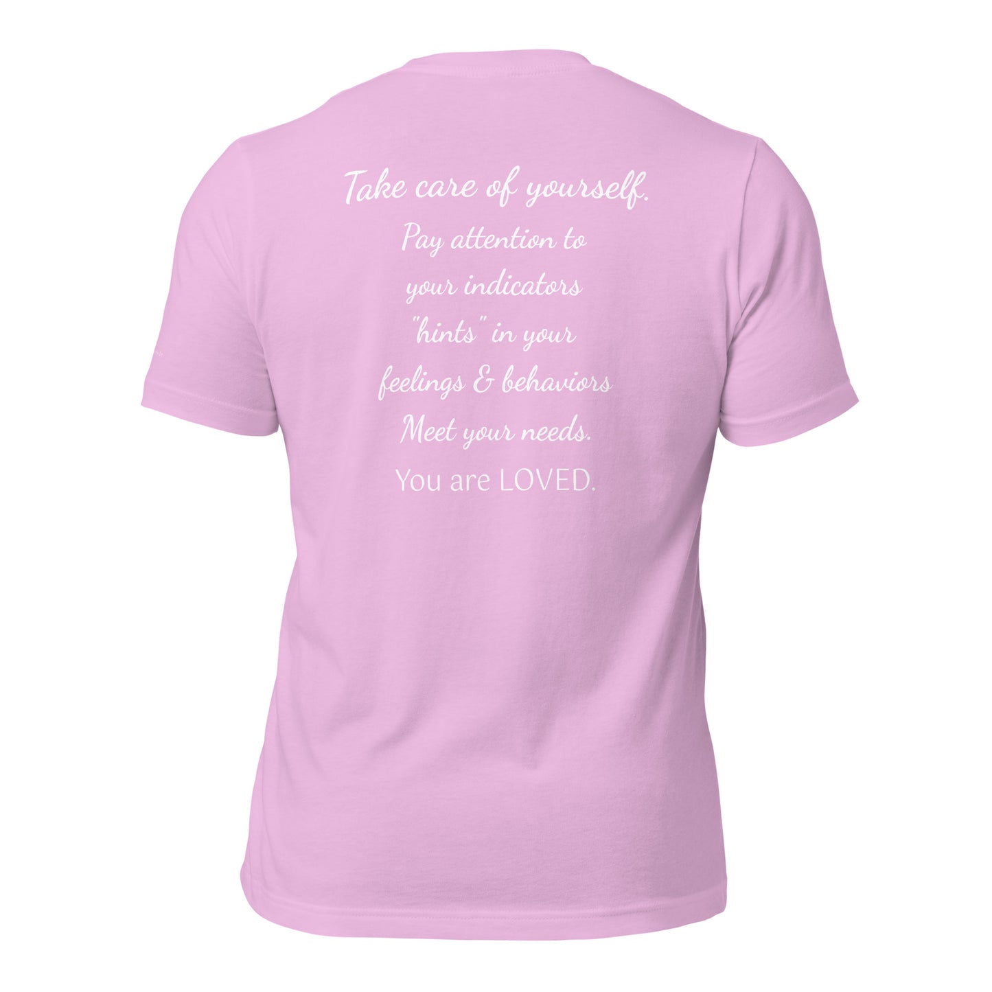 Rest. Take care of Yourself Unisex t-shirt