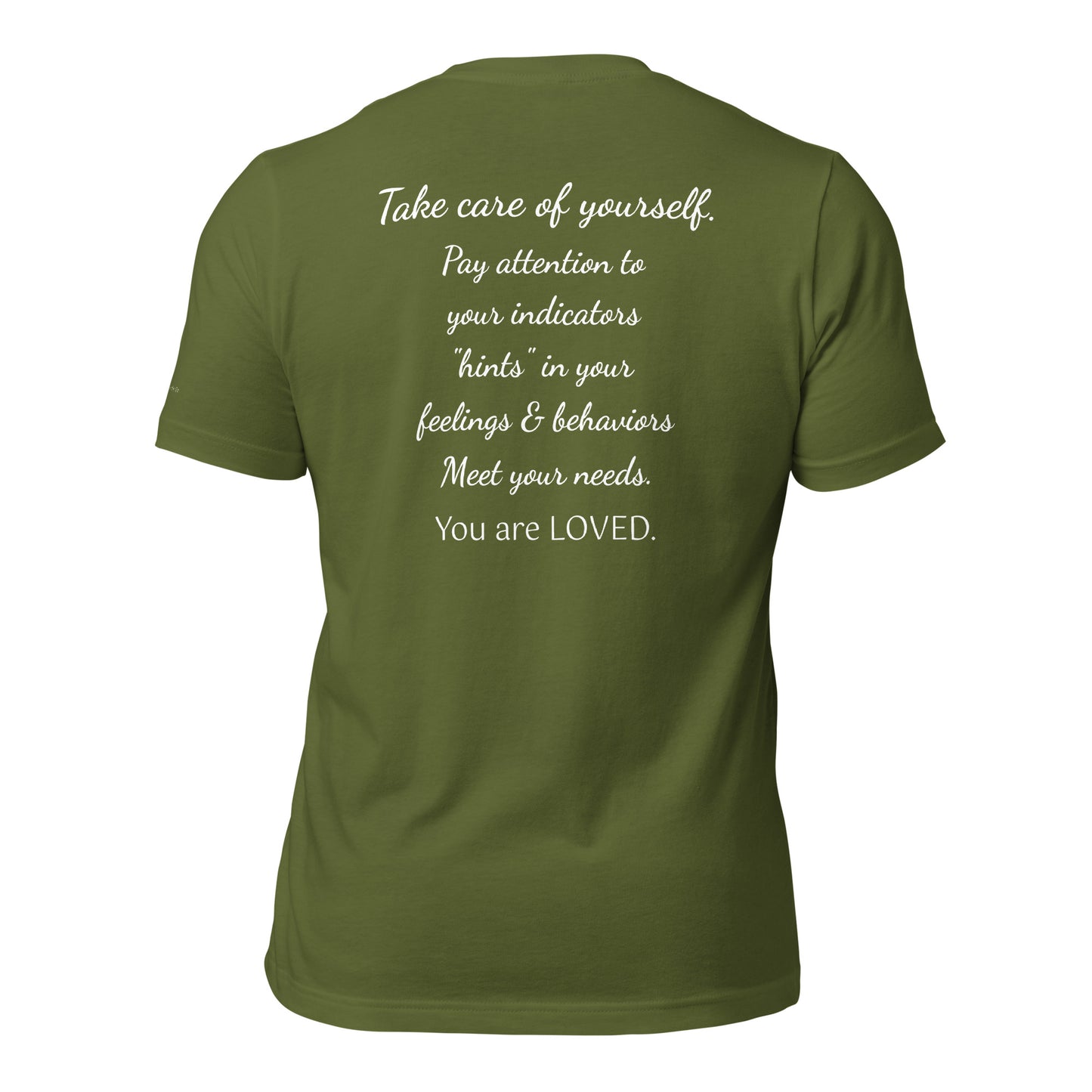 Rest. Take care of Yourself Unisex t-shirt