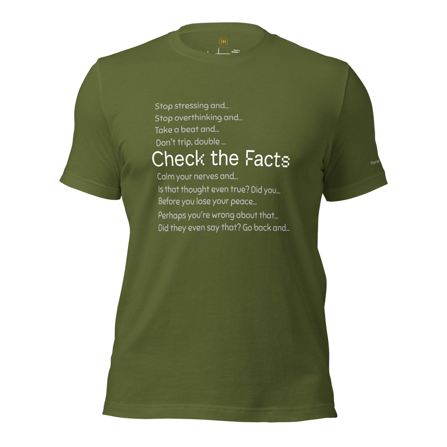 Check the Facts t-shirt