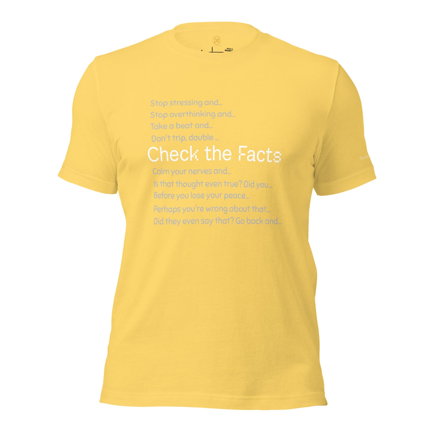 Check the Facts t-shirt