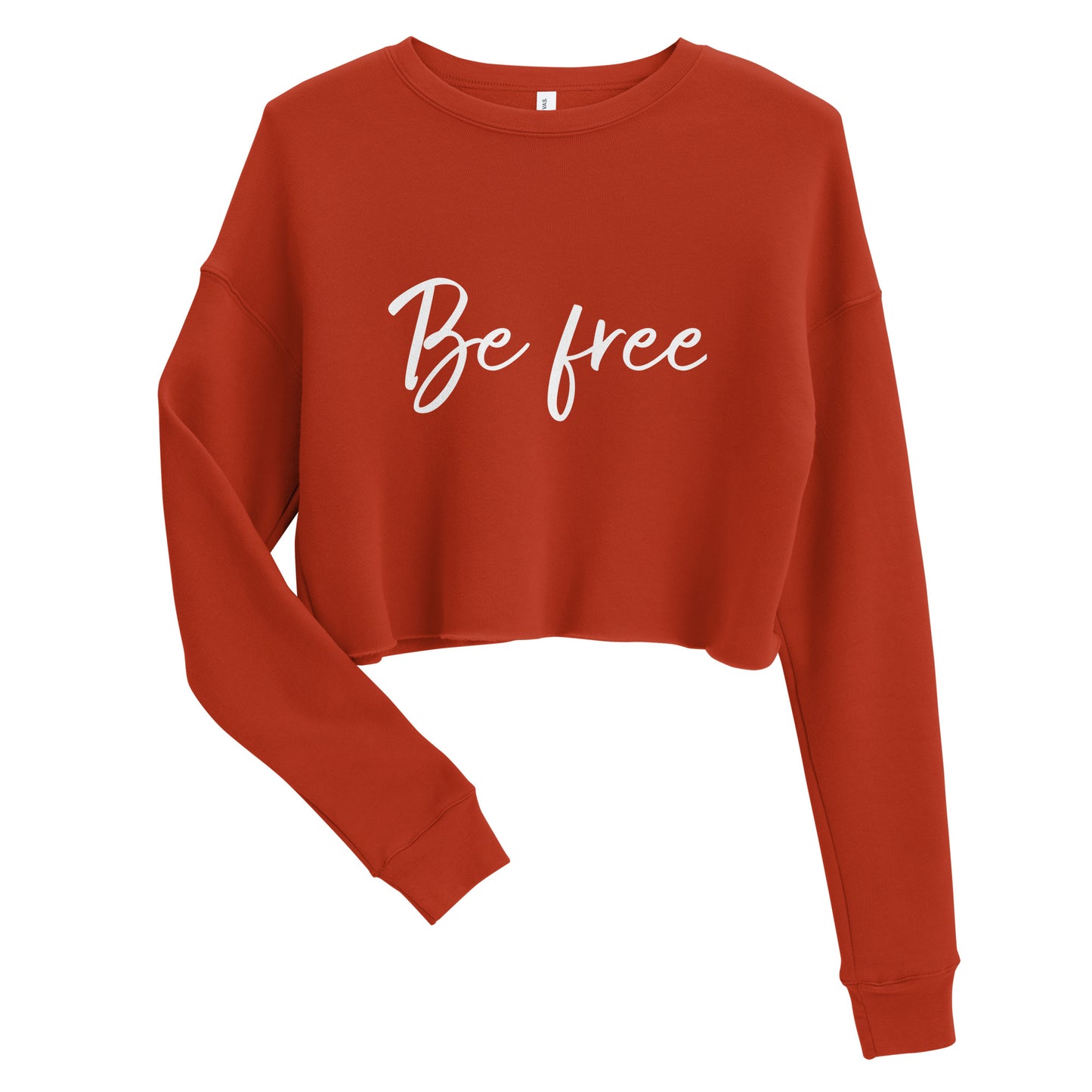 Be free crop sweatshirt