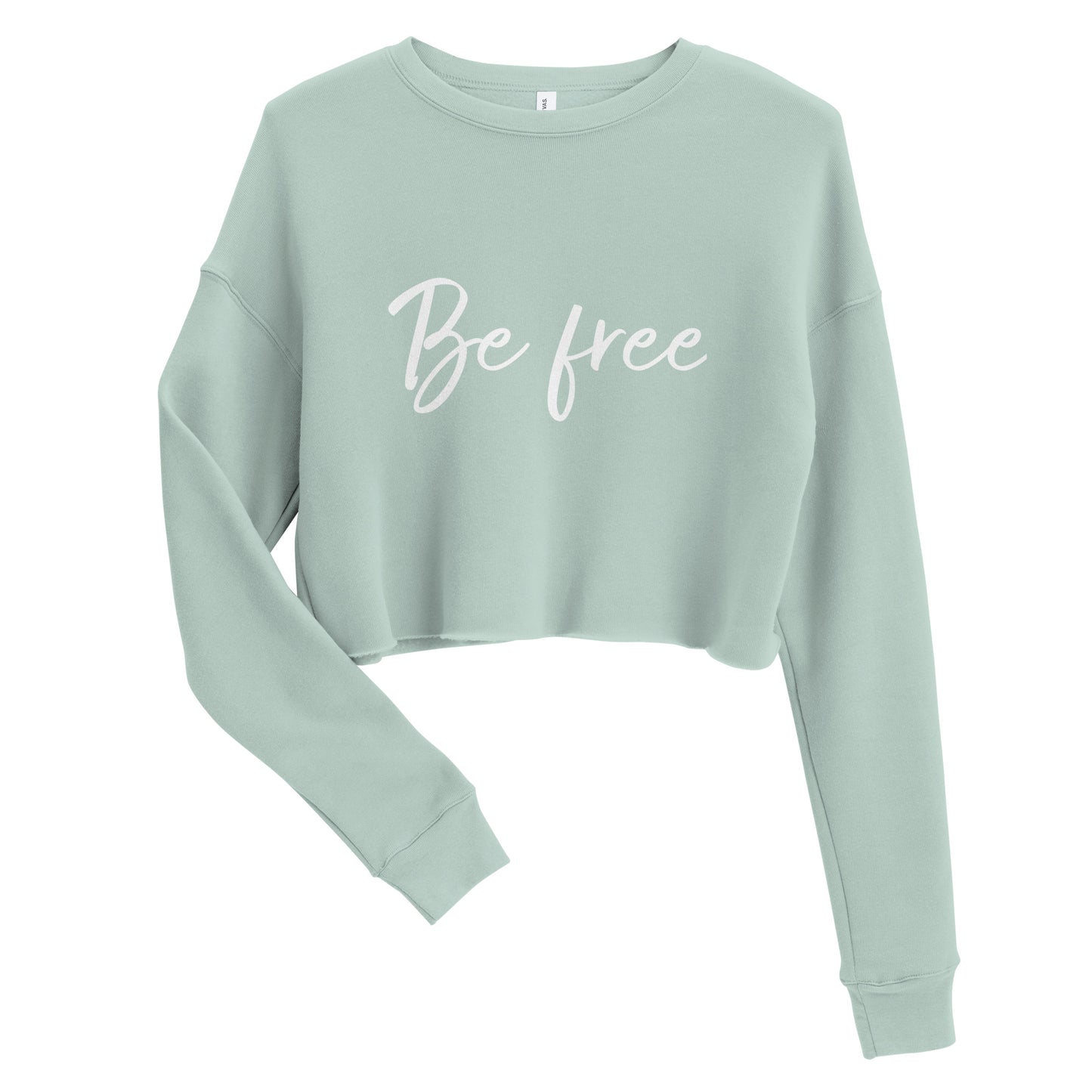 Be free crop sweatshirt