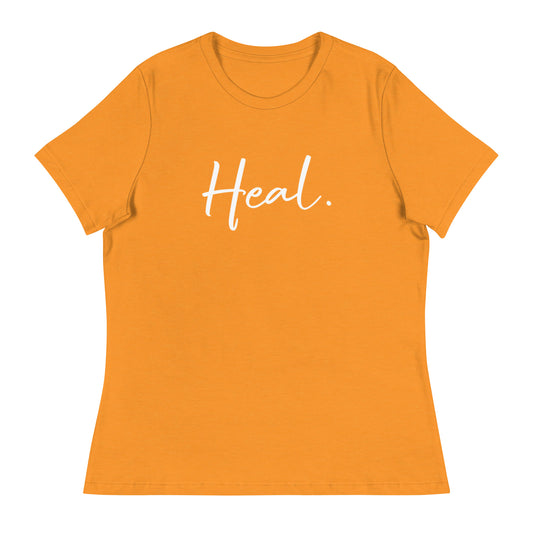 Heal. Women's relaxed t-shirt