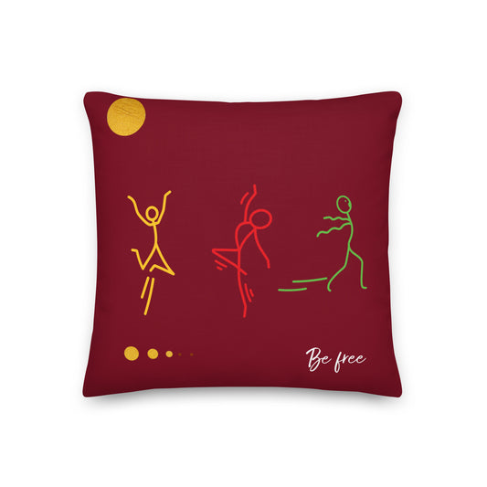 Be Free Premium Pillow (dance)