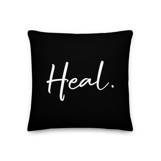 Heal. Premium Pillow (black)