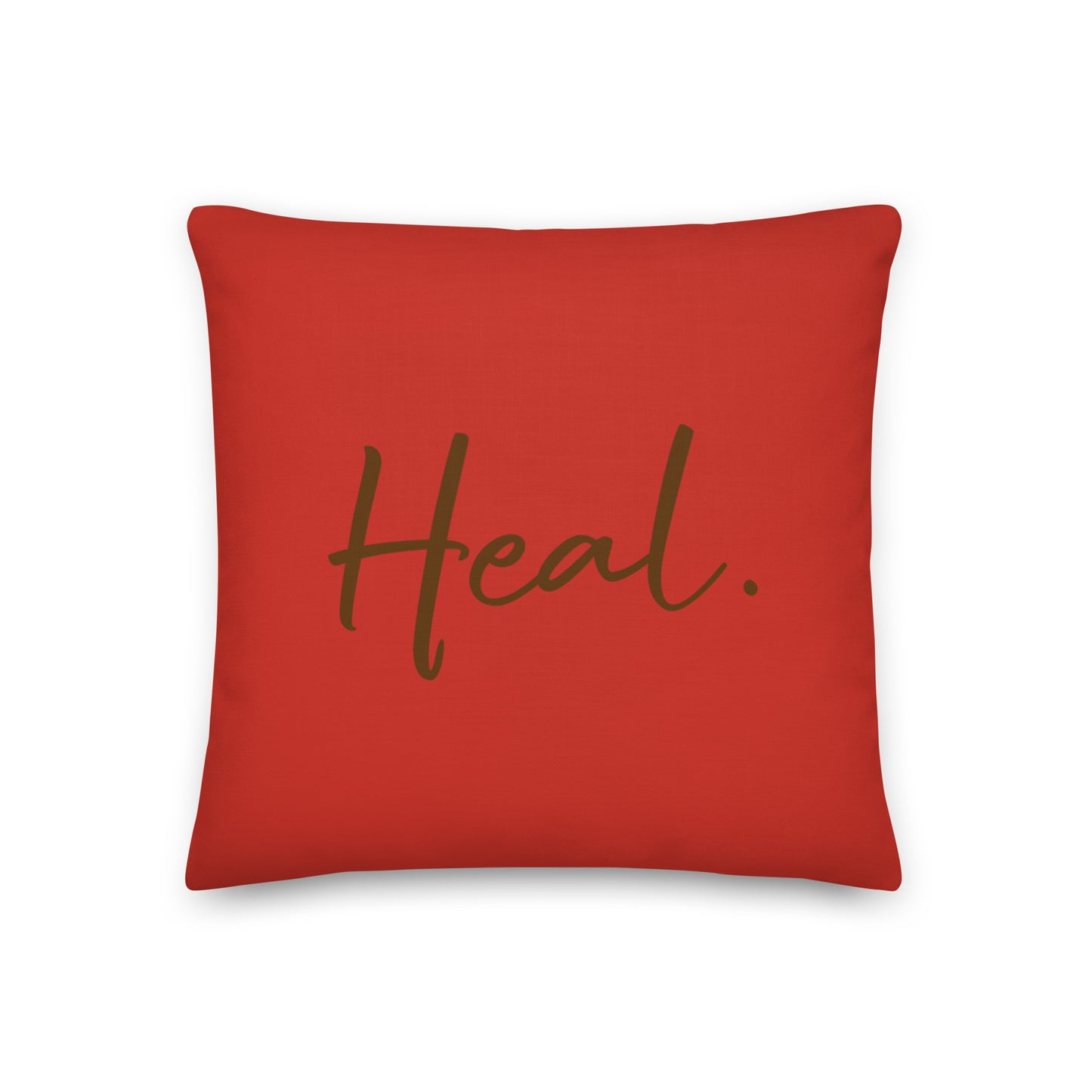 Heal. Premium Pillow (burnt orange)