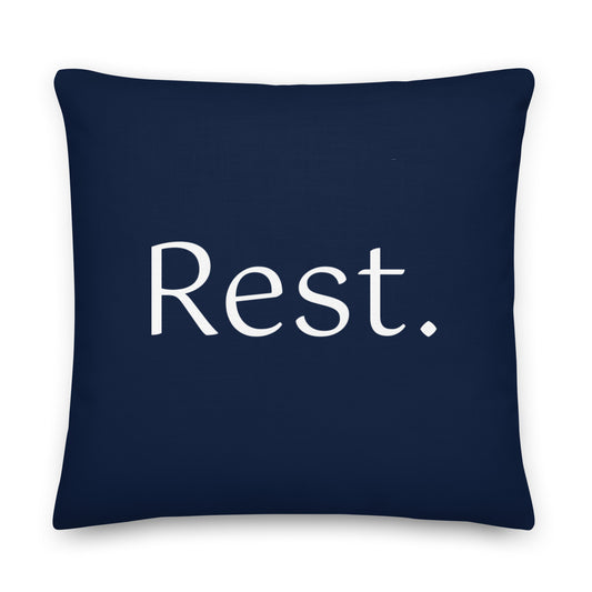 Rest. pillow (navy)