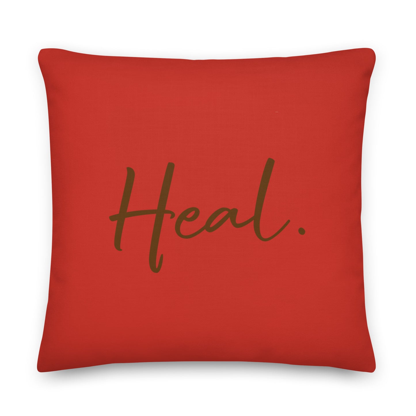 Heal. Premium Pillow (burnt orange)