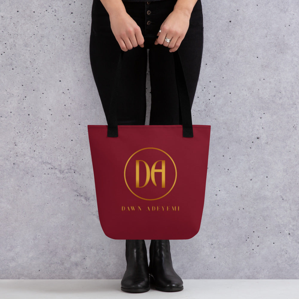 Heal. tote bag (burgundy)