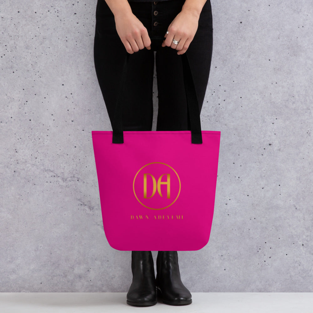 Be Free tote bag (hot pink)