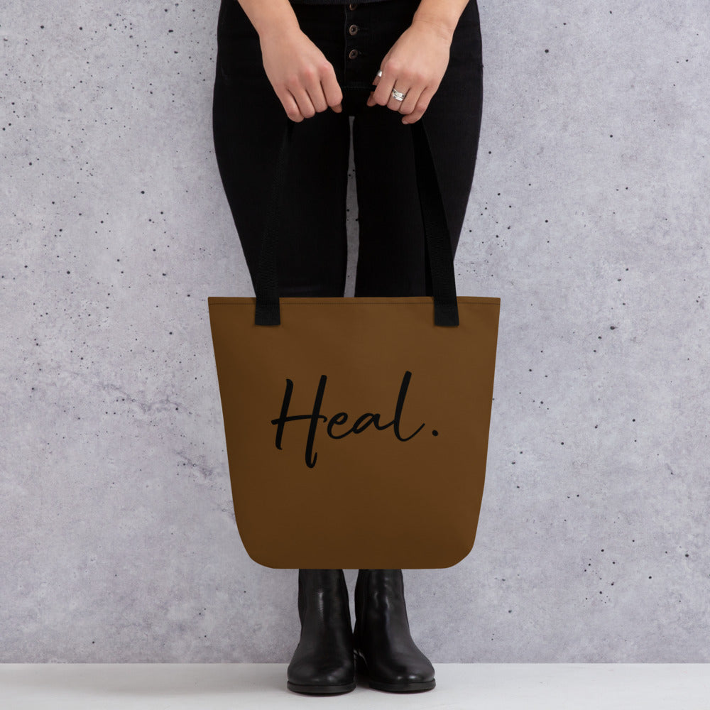 Heal. tote bag (brown)