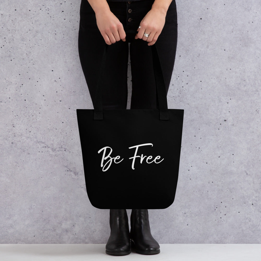 Be Free tote bag (black)