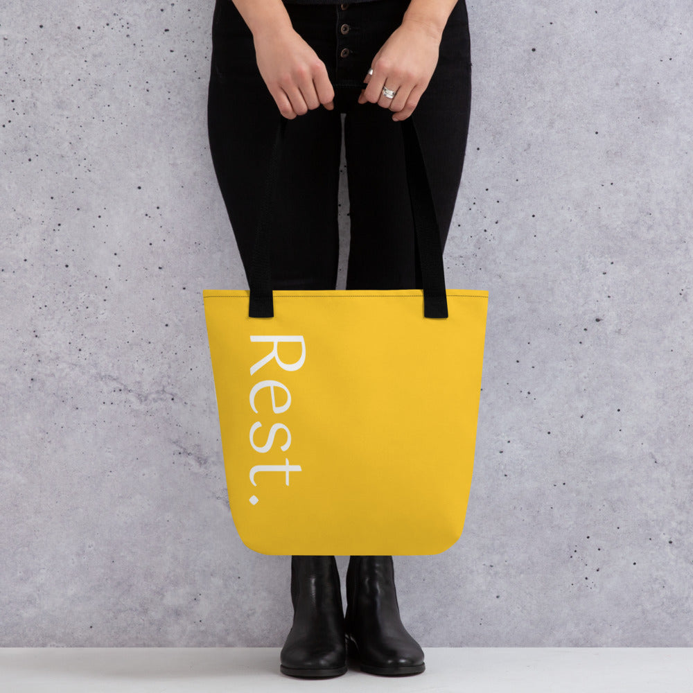 Rest. tote bag (mustard)