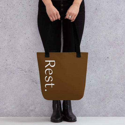 Rest. tote bag (brown)