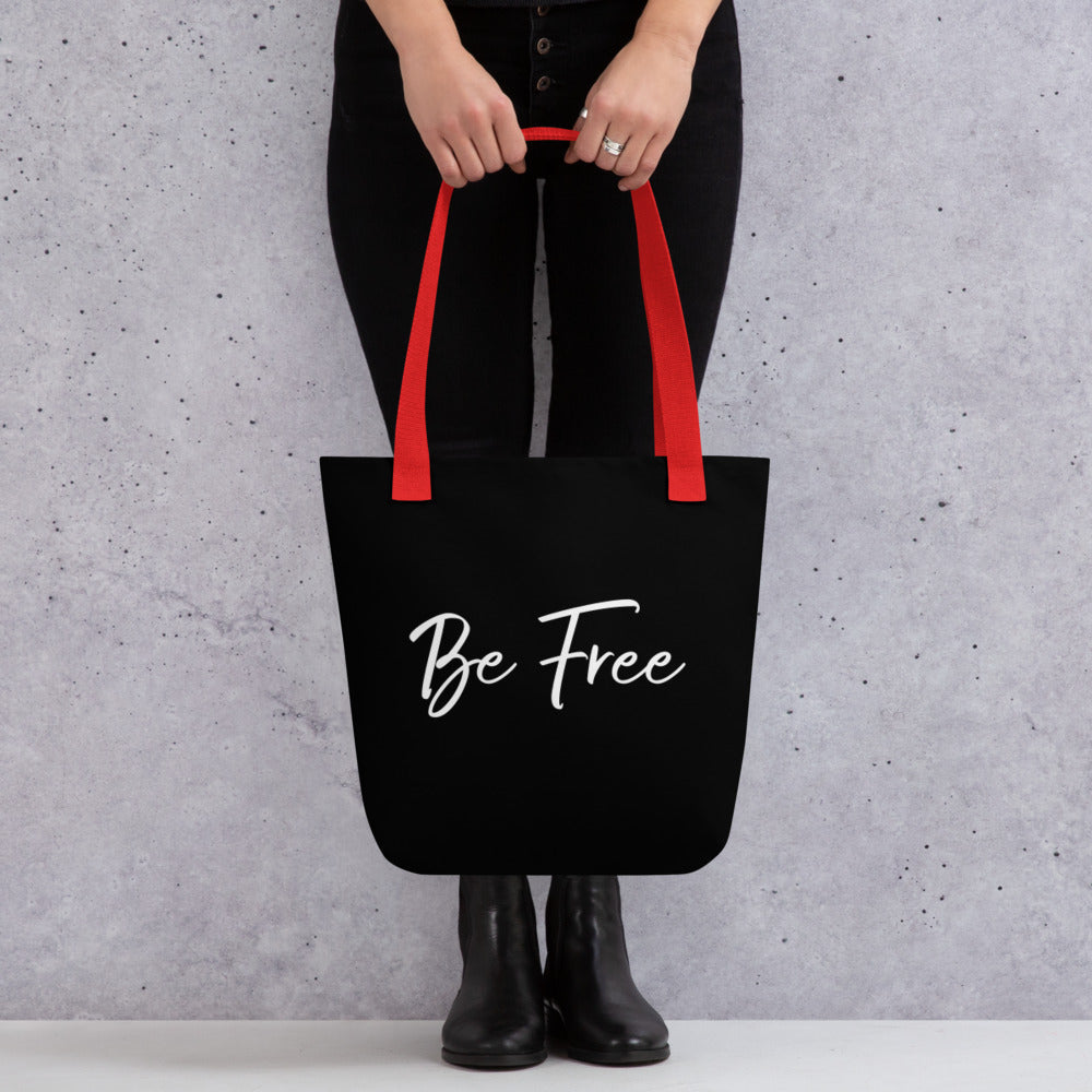 Be Free tote bag (black)