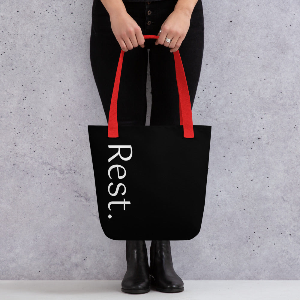 Rest. tote bag (black)