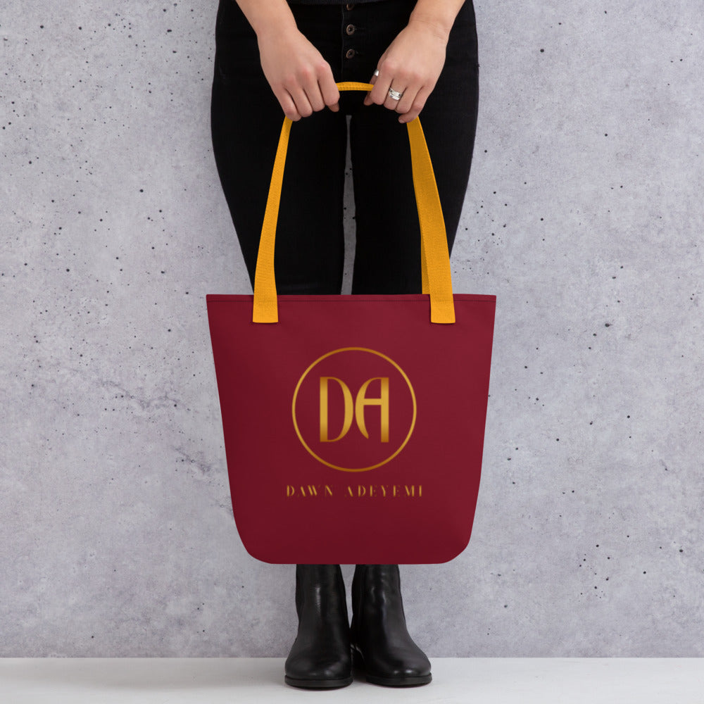 Heal. tote bag (burgundy)