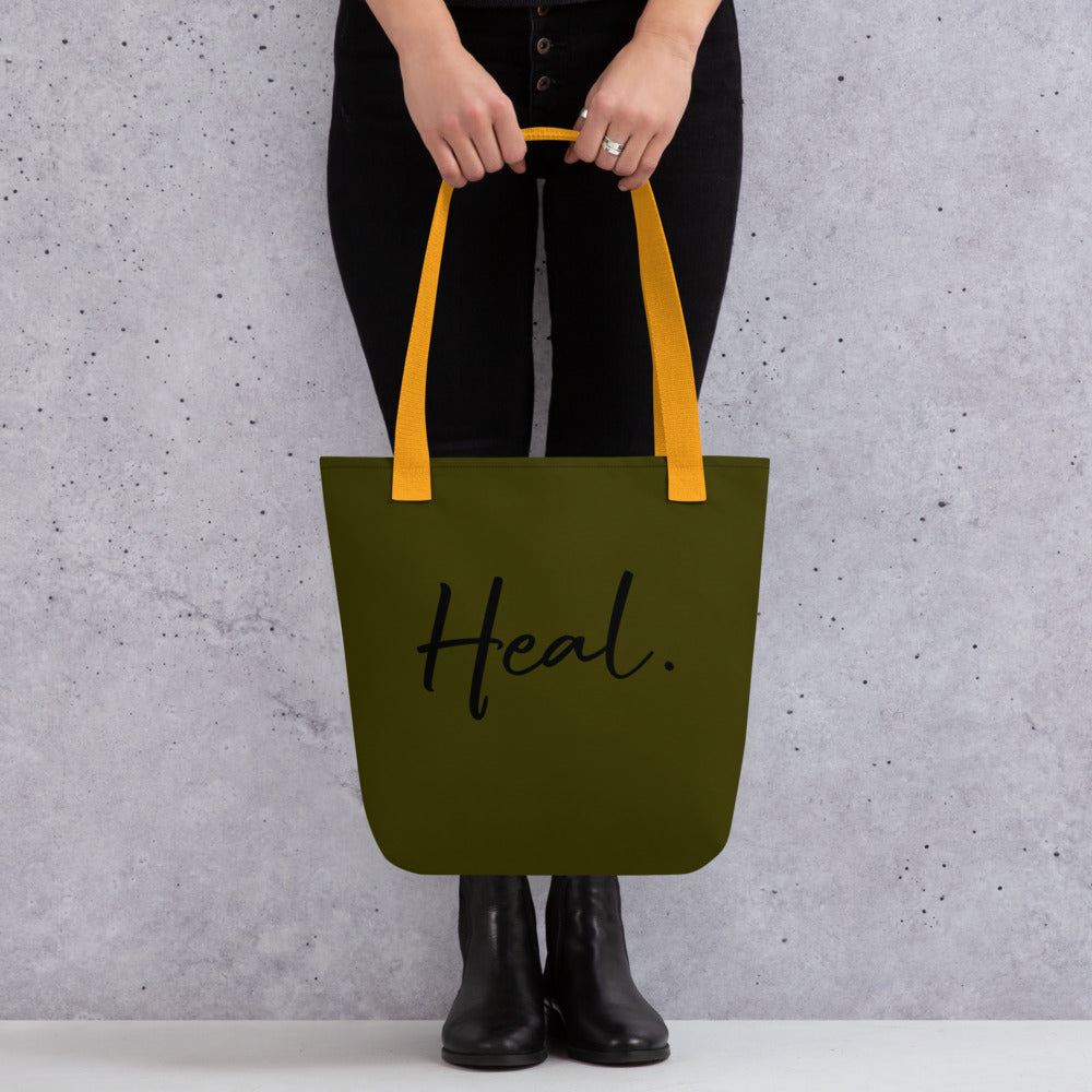 Heal. tote bag (olive)