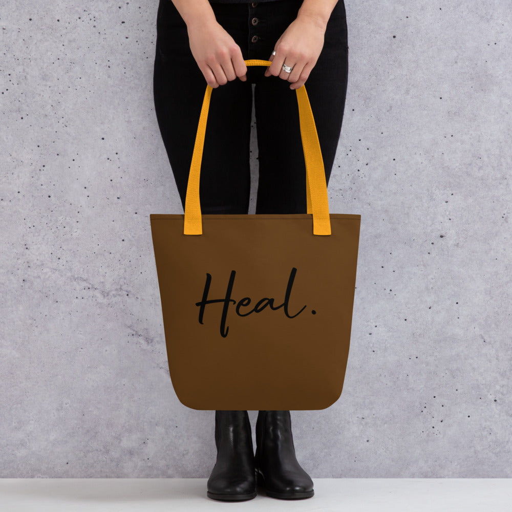 Heal. tote bag (brown)