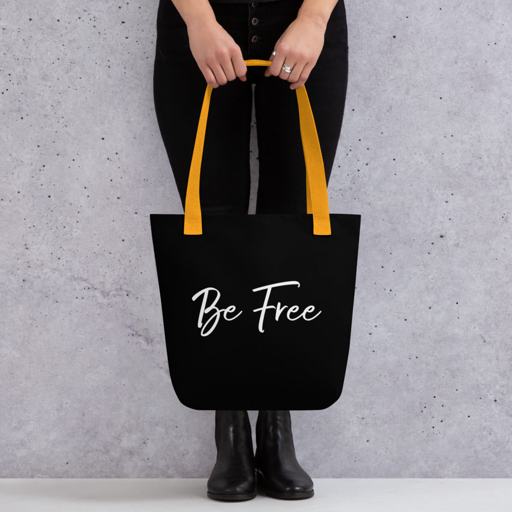 Be Free tote bag (black)