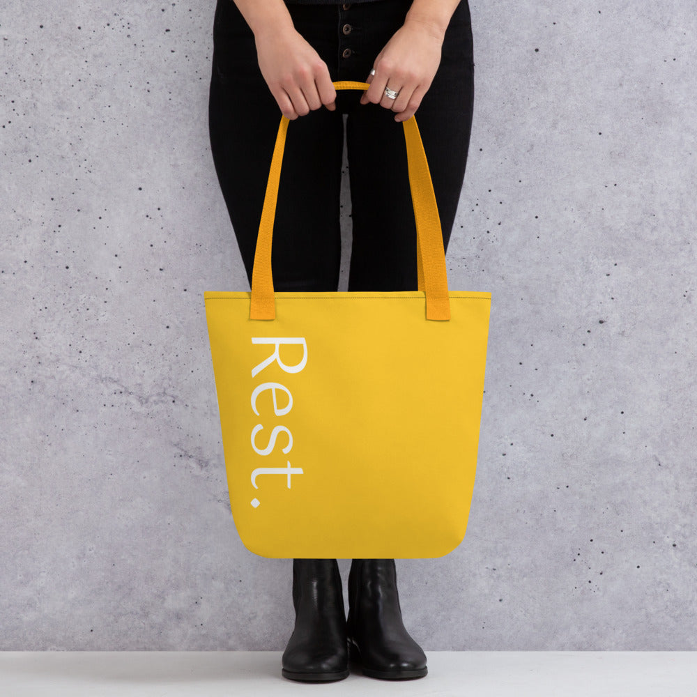 Rest. tote bag (mustard)