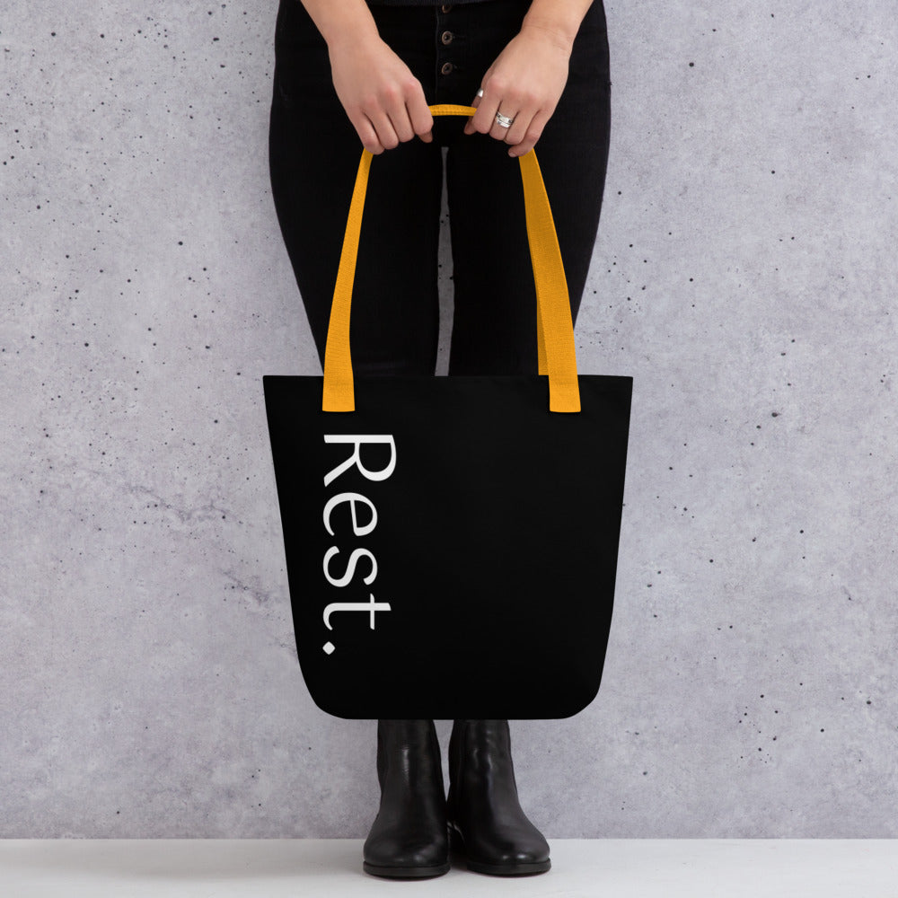 Rest. tote bag (black)