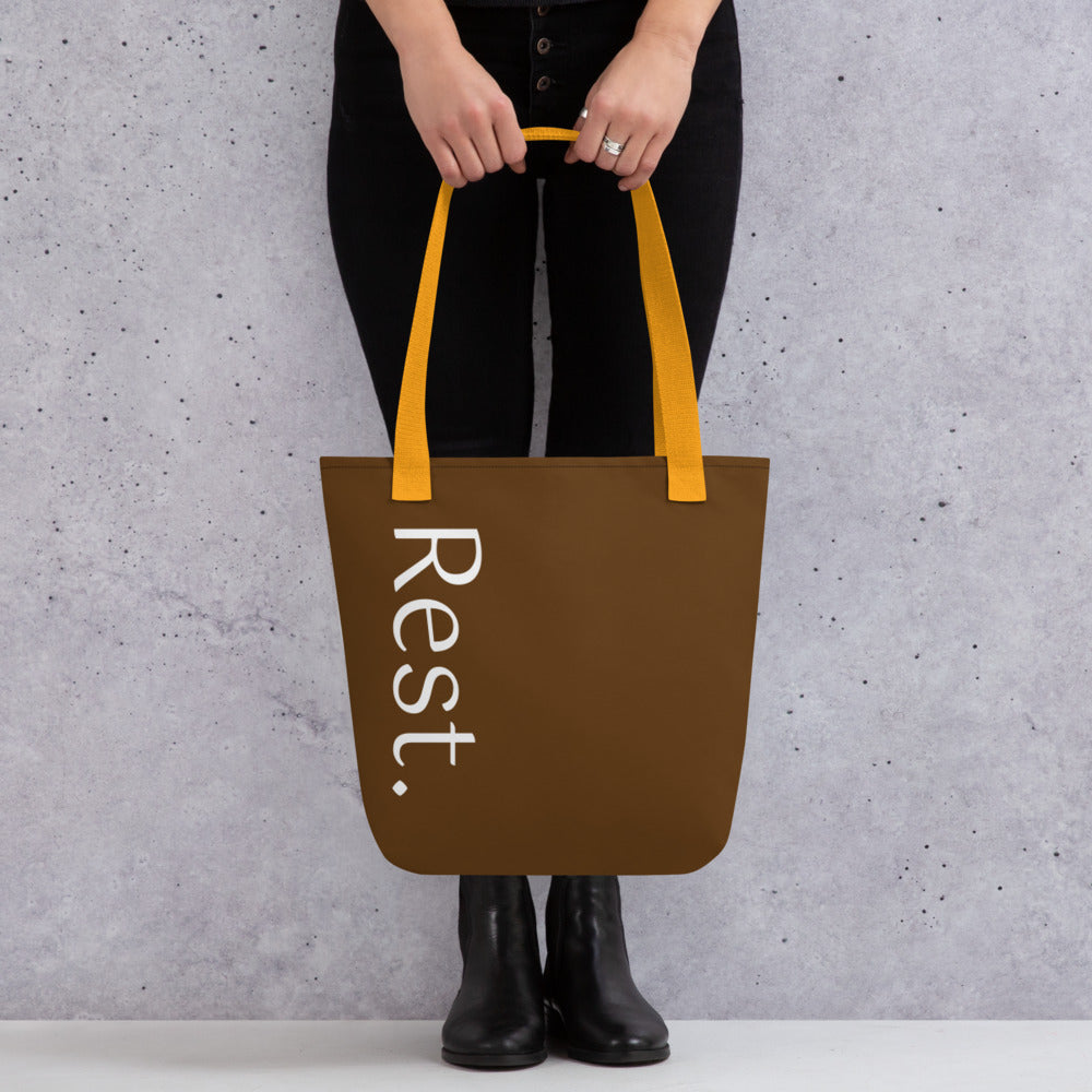 Rest. tote bag (brown)