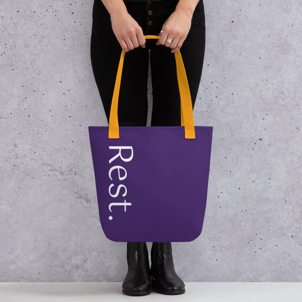 Rest. tote bag (purple)